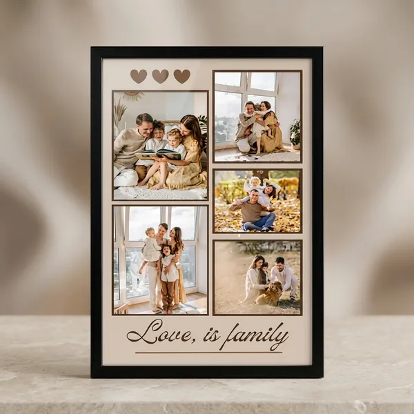 Customized_Black_Family_Love_Heart_Accent_Collage_Photo_Frame