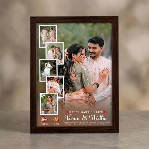 Customized_Dark_Brown_Couple_Multi-Photo_Personalized_Collage_Frame