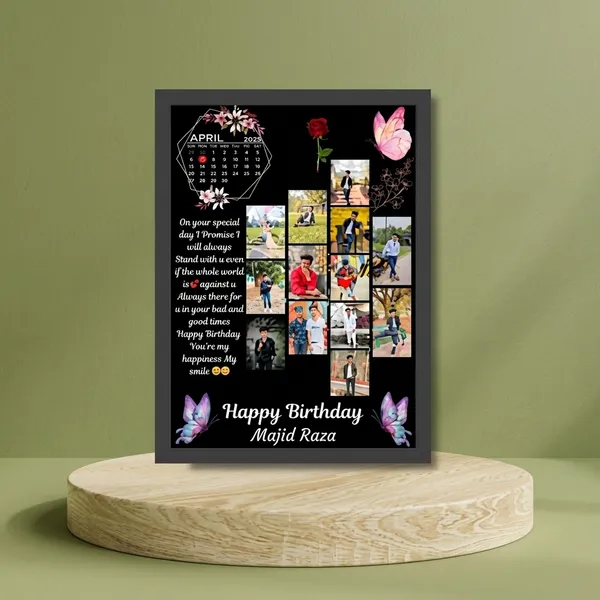 Customized_Birthday_Personalized_Photo_Collage_Frame_With_Calendar