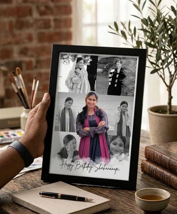 Customized_Classic_Black_Border_Multi-Photo_Collage_Frame