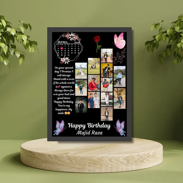 Customized_Birthday_Personalized_Photo_Collage_Frame_With_Calendar