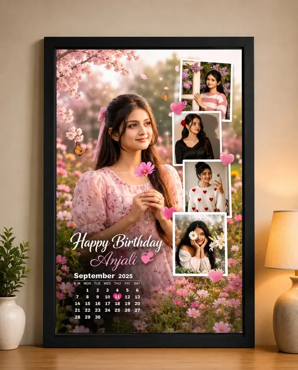 Customized_Black_Birthday_Cherry_Blossom_Calendar_Collage_Frame