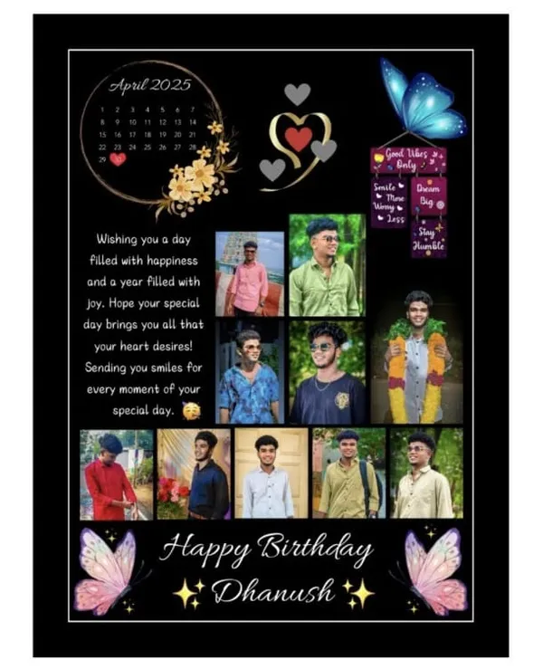 Customized_White_Birthday_Calendar_Floral_Collage_Photo_Frame