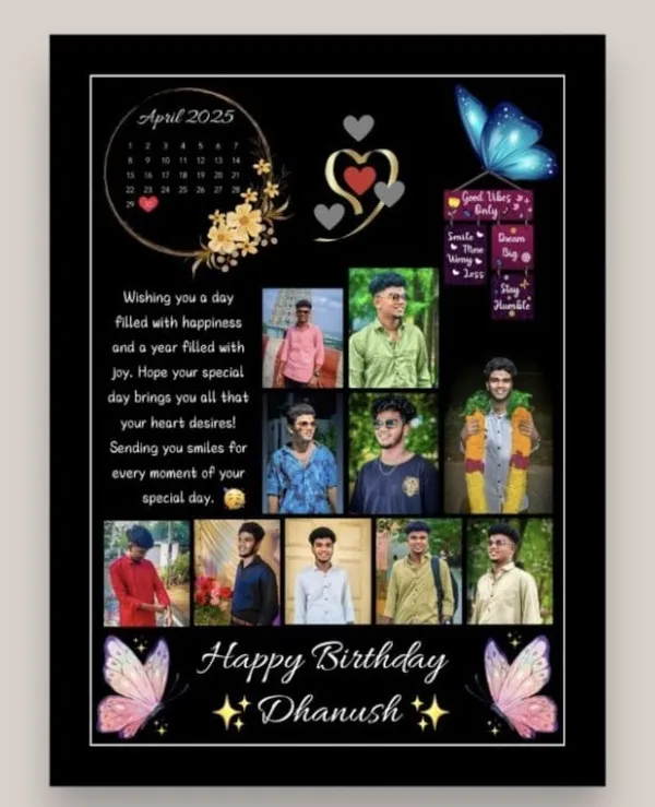Customized_White_Birthday_Calendar_Floral_Collage_Photo_Frame