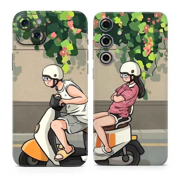 Multicolor_Non_-_Sticky_Bubble_free_Phone_Skin_For_Smartphone