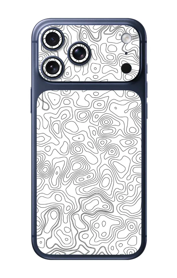 White_Non_-_Sticky_Bubble_free_Phone_Skin_For_Smartphone