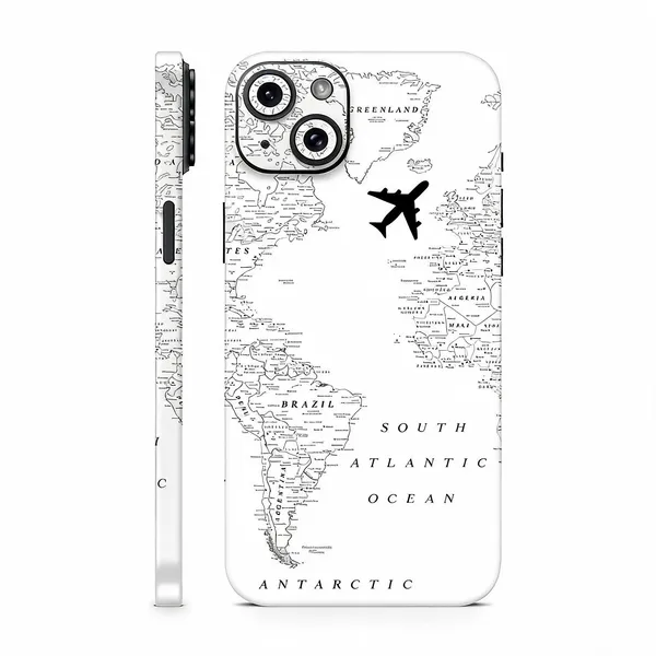 White_Non_-_Sticky_Bubble_free_Phone_Skin_For_Smartphone