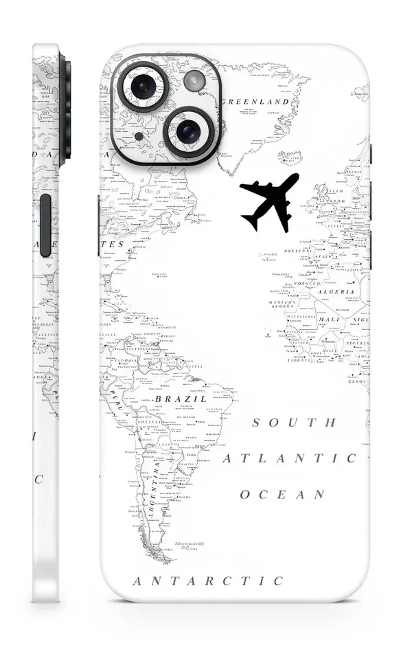 White_Non_-_Sticky_Bubble_free_Phone_Skin_For_Smartphone