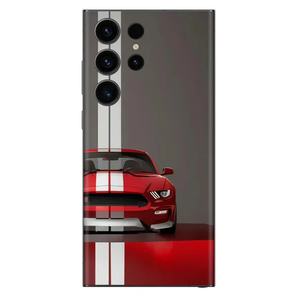 Red_Car_Non_-_Sticky_Bubble_free_Phone_Skin_For_Smartphone