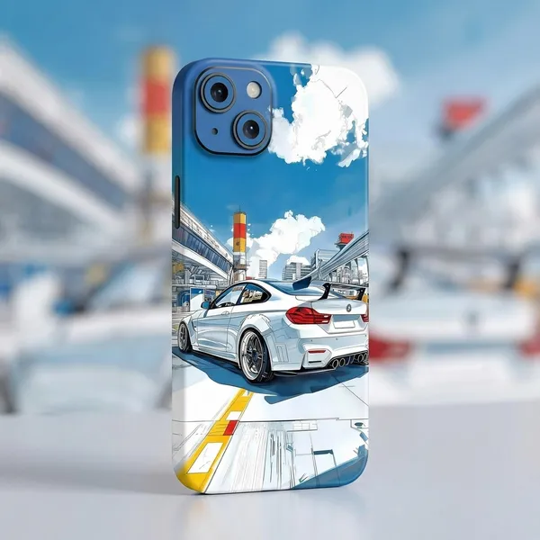 Multicolor_Car_Non-Sticky_Bubble_Free_Phone_Skin_For_Smartphone
