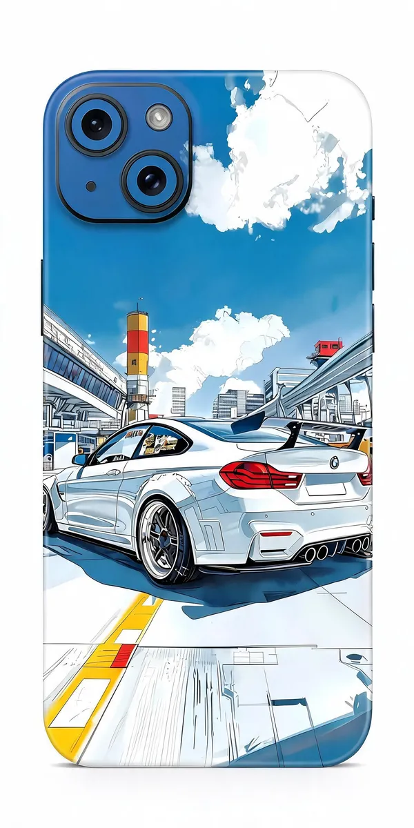 Multicolor_Car_Non-Sticky_Bubble_Free_Phone_Skin_For_Smartphone