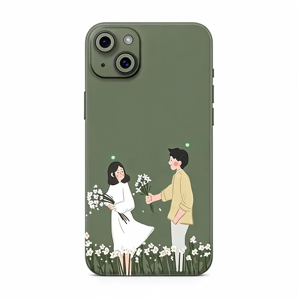 Green_Soft_Tpu_Silicone_Phone_Skin_For_Smartphone