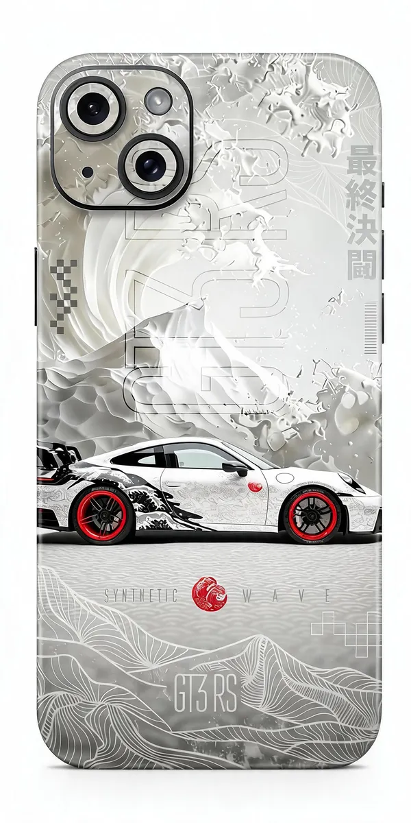 Multicolor_GT3_RS_Non_-_Sticky_Bubble_Free_Phone_Skin_For_Smartphone