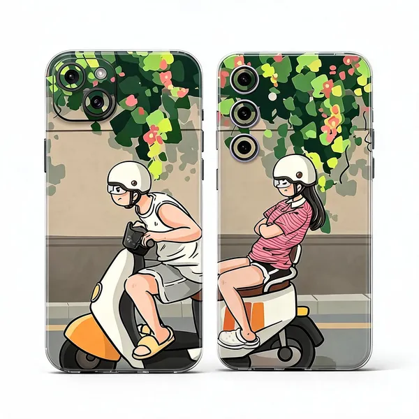 Multicolor_Non_-_Sticky_Bubble_free_Phone_Skin_For_Smartphone