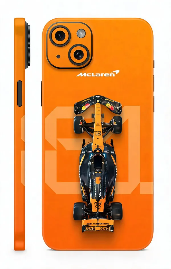 Orange_Mclaren_Non_-_Sticky_Bubble_free_Phone_Skin_For_Smartphone