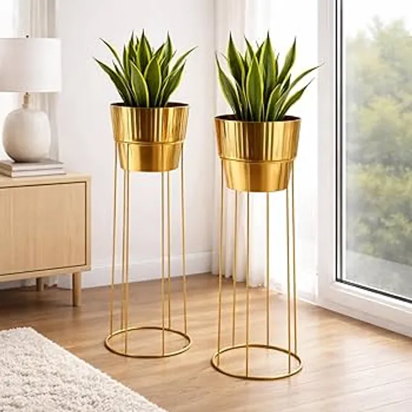 Elegant_Gold_Metal_Planter_Stand_Set_of_2