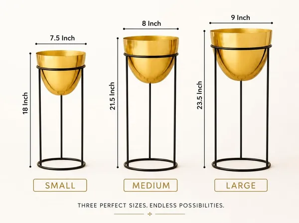 Modern_Gold_&_Black_Metal_Planter_Stand_Set_of_3_|_Luxury_Indoor_Plant_Holders