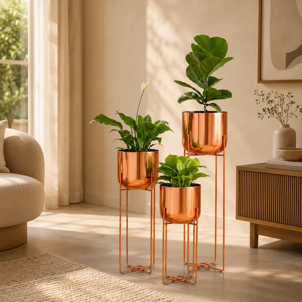 Premium_Copper_Finish_3-Tier_Metal_Planter_Stand_Set_for_Indoor_&_Outdoor_Décor