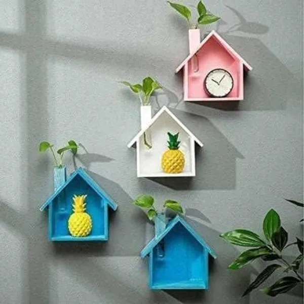 House_Shaped_Wall_Shelf_Pack_Of_4
