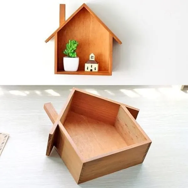 Wooden_Hut_Shape_Wall_Shelf_Pack_Of_2