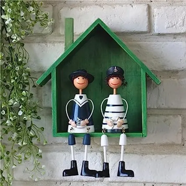 Wooden_Hut_Shape_Wall_Shelf_Pack_Of_2
