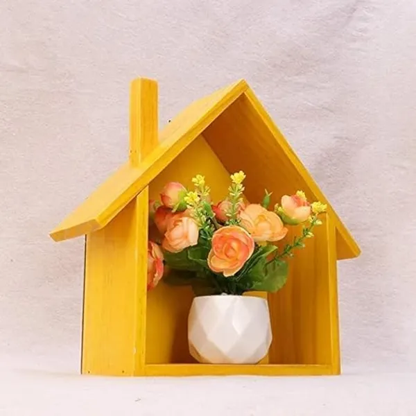 Wooden_Hut_Shape_Wall_Shelf_Pack_Of_2