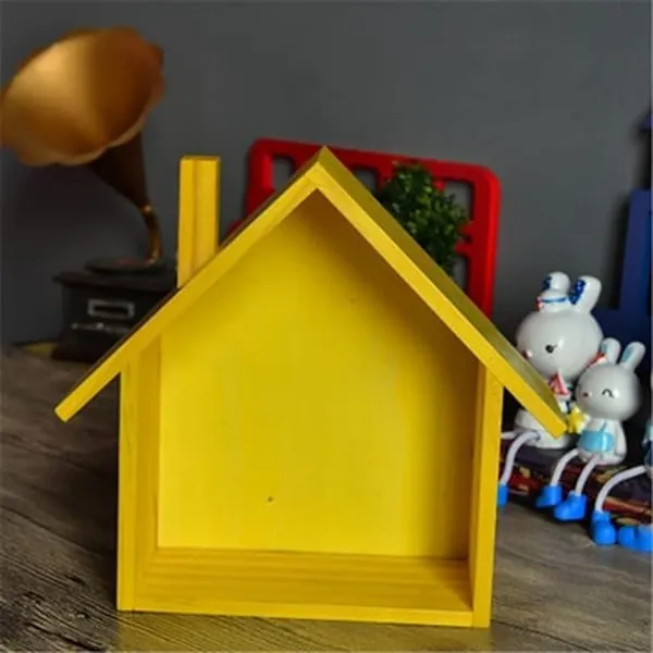 Wooden_Hut_Shape_Wall_Shelf_Pack_Of_2