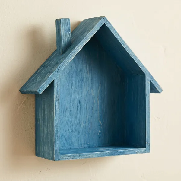 House_Shaped_Wooden_Wall_Shelf_Pack_Of_4
