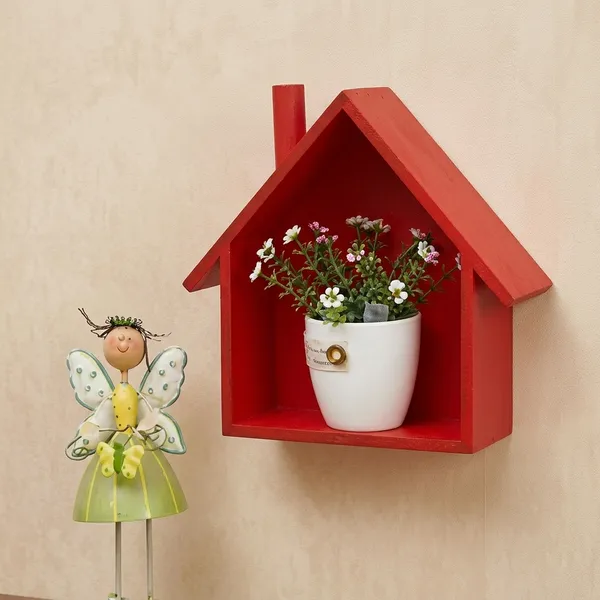 Wooden_Hut_Shape_Wall_Shelf_Pack_Of_2