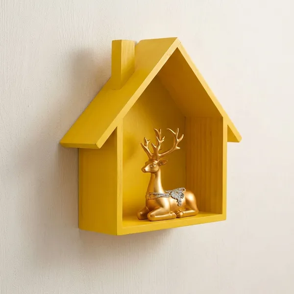 Wooden_Hut_Shape_Wall_Shelf_Pack_Of_2