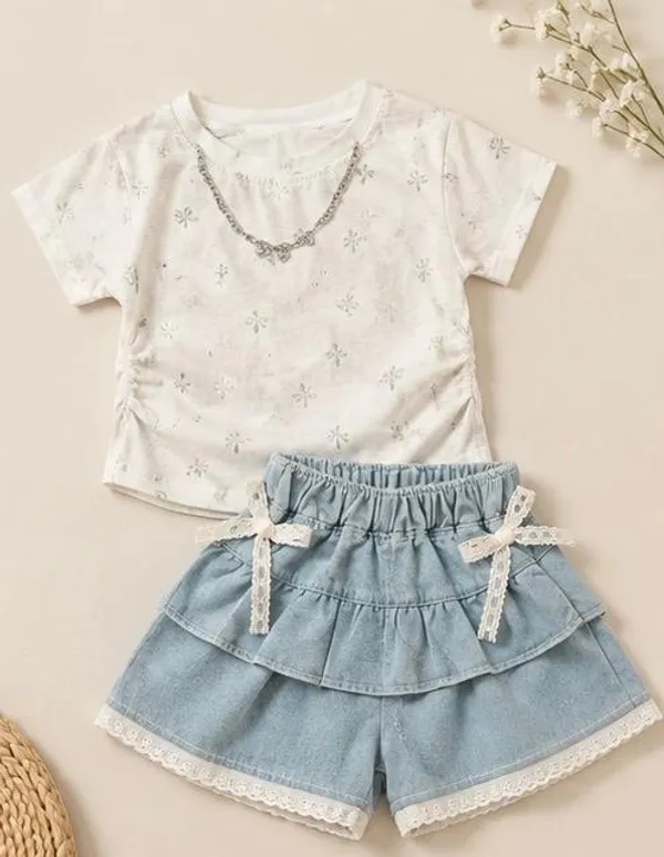 Girls_Korean_short_set