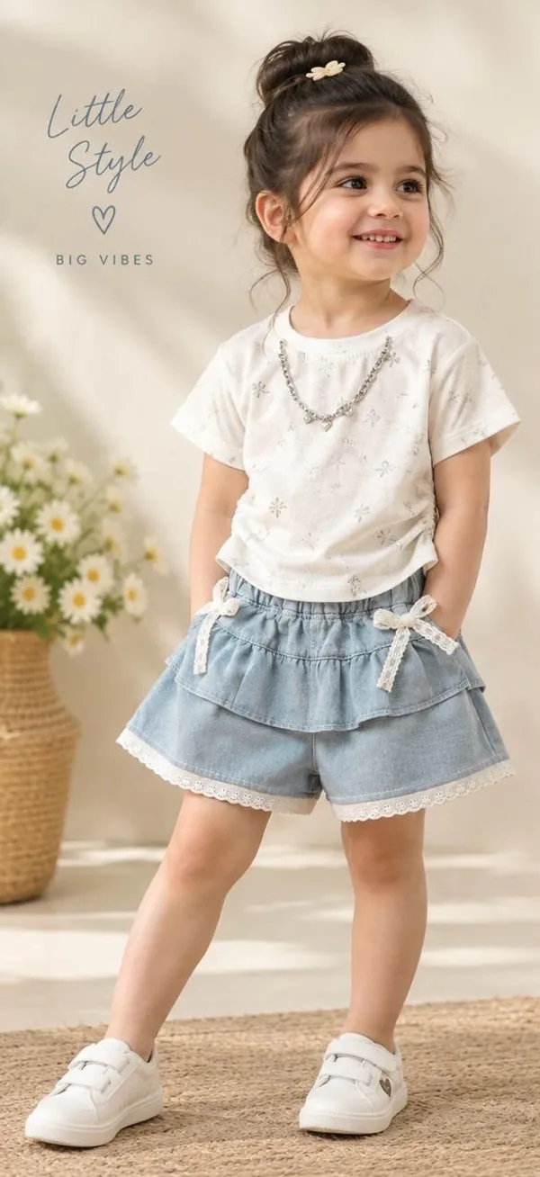Girls_Korean_short_set