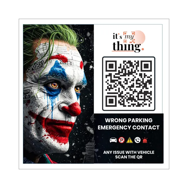 Joker_QR_Sticker_for_car_|_Scan_to_Contact