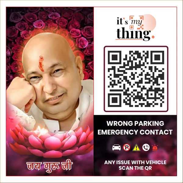 Jai_Guru_Ji_QR_Sticker_for_car_|_Scan_to_Contact