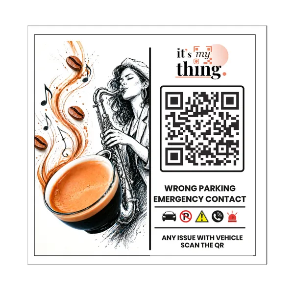 Music_QR_Sticker_for_car_|_Scan_to_Contact
