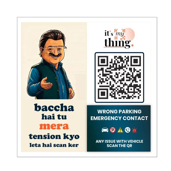 Anil_fance_QR_Sticker_for_car_|_Scan_to_Contact
