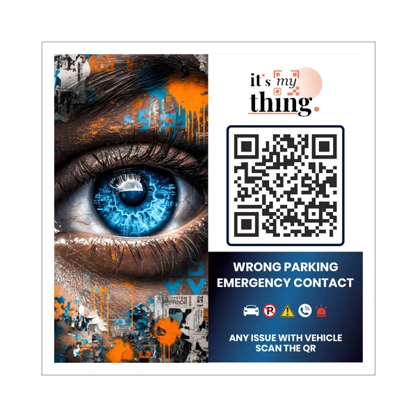 Eye_QR_Sticker_for_car_|_Scan_to_Contact
