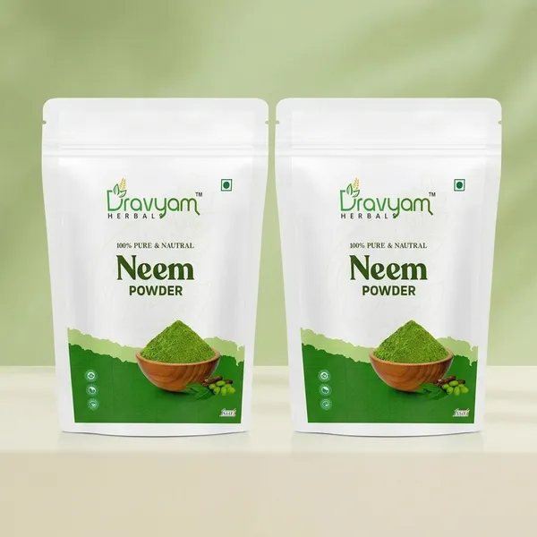 85_Gm_Each_Pure_Neem_Powder_Herbal_Hair_Skin_And_Health_Care_Pack_of_2