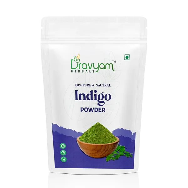 85_Gm_Each_Pure_Indigo_Leaf_Powder_For__Natural_Chemical_Free_Hair_Color_Pack_of_2