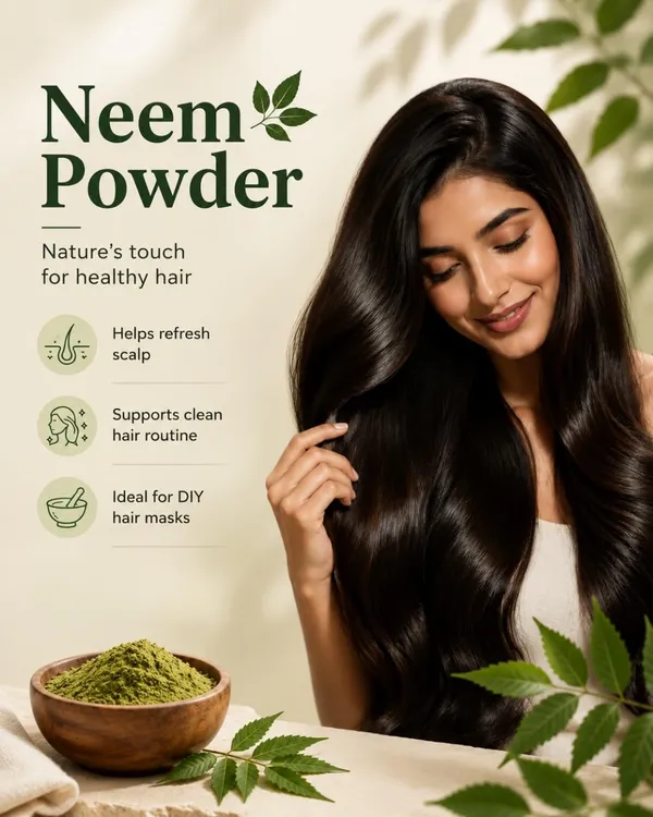 85_Gm_Each_Pure_Neem_Powder_Herbal_Hair_Skin_And_Health_Care_Pack_of_2