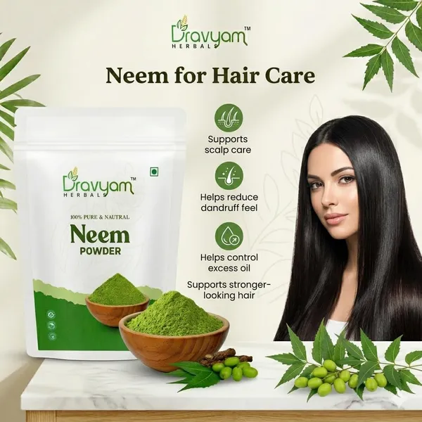 85_Gm_Each_Pure_Neem_Powder_Herbal_Hair_Skin_And_Health_Care_Pack_of_2