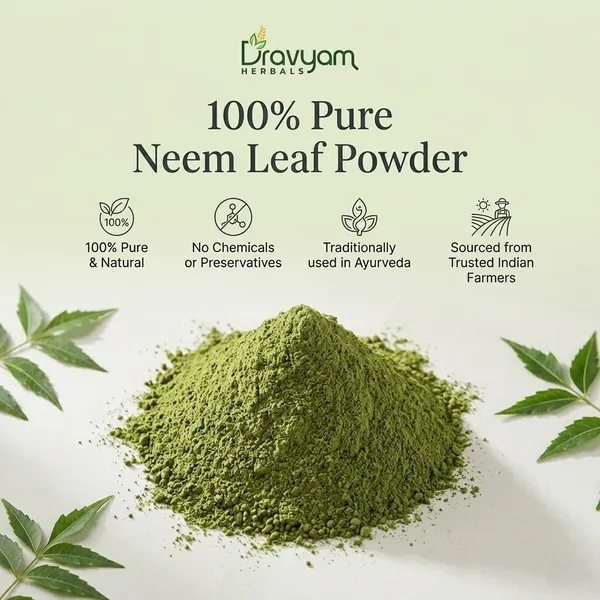 85_Gm_Each_Pure_Neem_Powder_Herbal_Hair_Skin_And_Health_Care_Pack_of_2