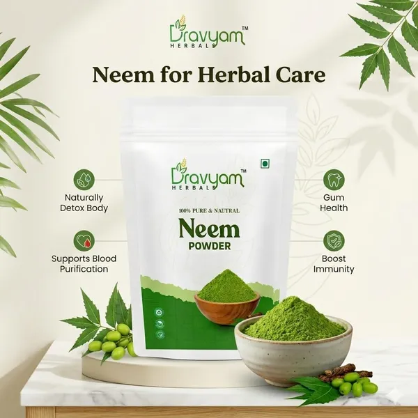 85_Gm_Each_Pure_Neem_Powder_Herbal_Hair_Skin_And_Health_Care_Pack_of_2