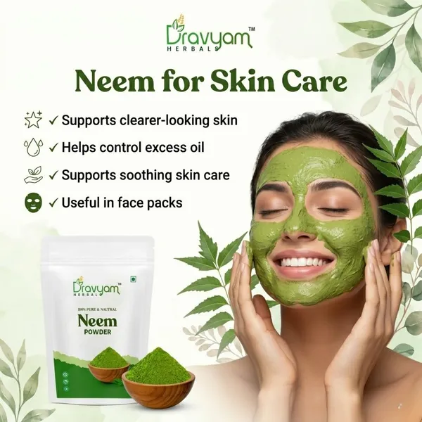 85_Gm_Each_Pure_Neem_Powder_Herbal_Hair_Skin_And_Health_Care_Pack_of_2