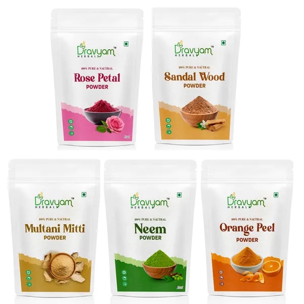 5-In-1_Premium_Face_Pack_Rose_Petals_Sandalwood_Neem_Multani_Mitti_Orange_Peel_Powder