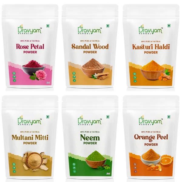 6-In-1_Premium_Face_Pack__Rose_Petal__Sandalwood_Neem_Multani_Mitti_Orange_Peel__Kasturi_Haldi_Powder