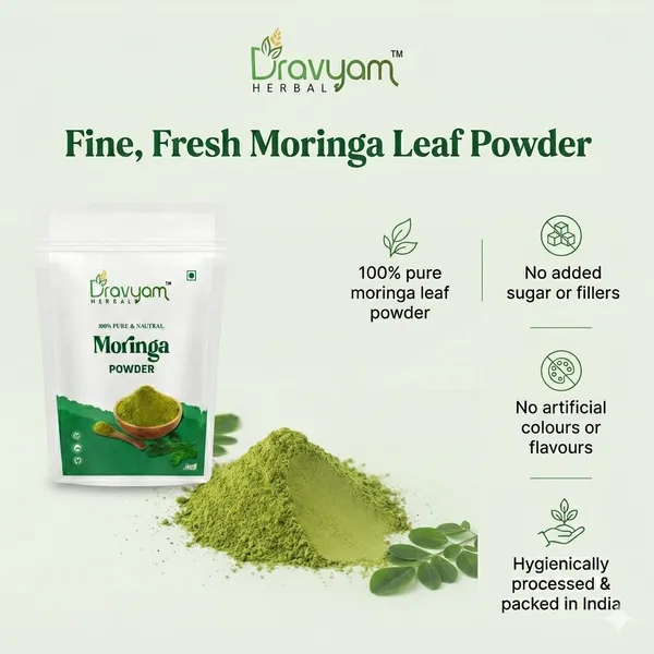 100_Gm_Each_Natural_And_Pure_Moringa_Leaves_Powder,_Natural_Superfood_(Pack_of_2)