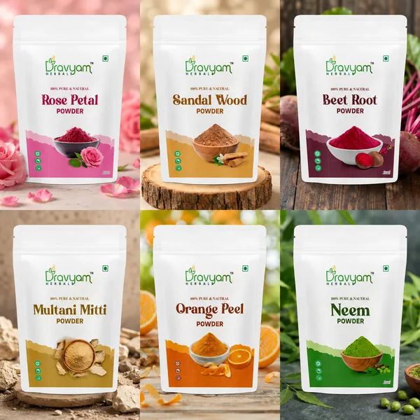 6-In-1_Premium_Face_Pack_Rose_Petals_Sandalwood_Neem_Multani_Mitti_Orange_Peel_Beetroot_Powder