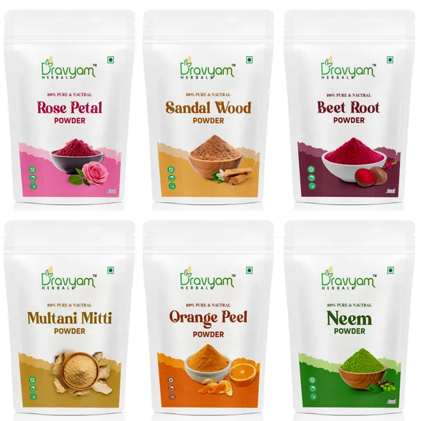 6-In-1_Premium_Face_Pack_Rose_Petals_Sandalwood_Neem_Multani_Mitti_Orange_Peel_Beetroot_Powder