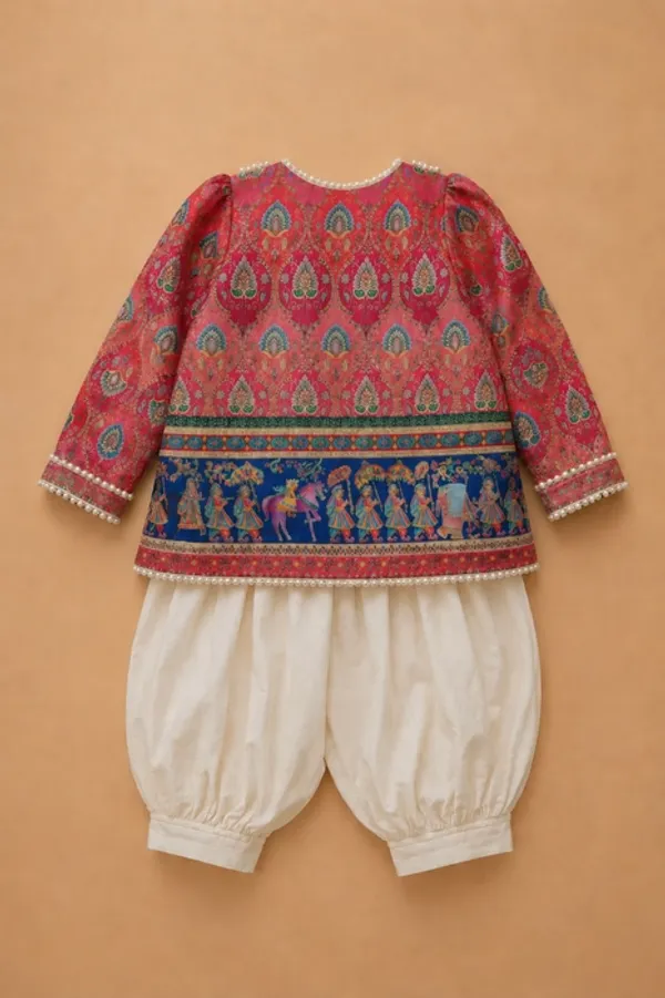 Creamy_Pink_Forest_-_Top_with_Designer_Jacket_&_pajama